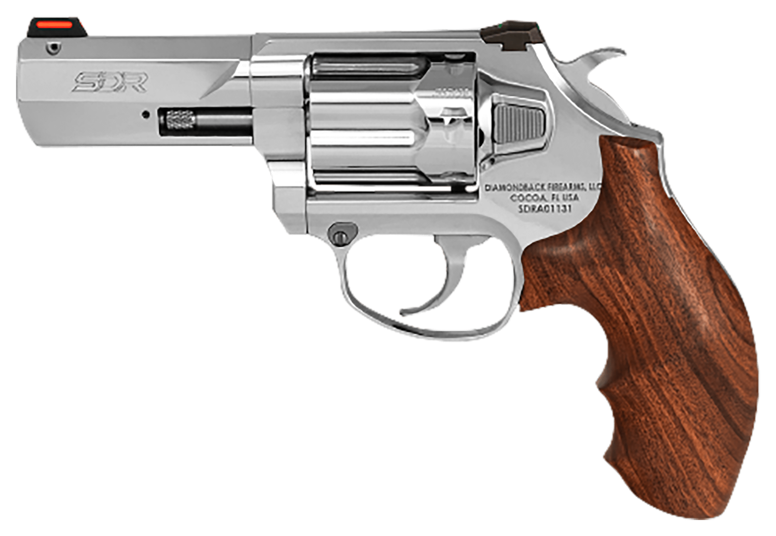 Diamondback Firearms SDR 3" DA/SA Revolver with Hogue Wood Grips | Cabela's